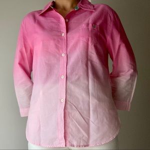 Vintage Gradient Button Down Shirt